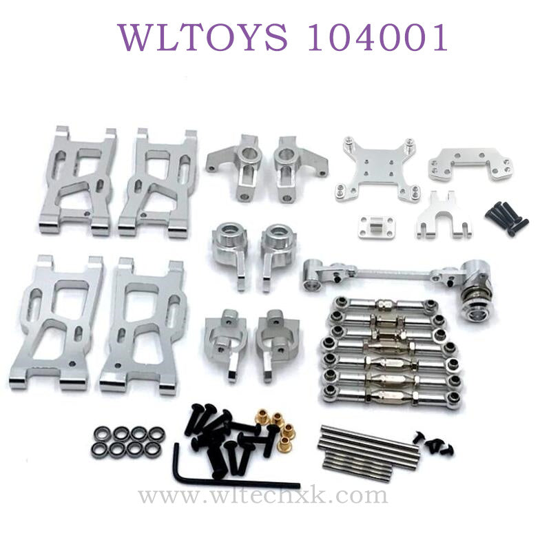 WLTOYS 124016 RC Car Upgrade parts set Swing arm silver