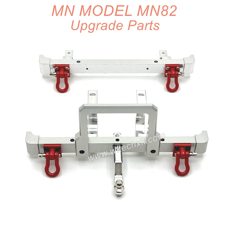 31-MN MODEL MN82 Upgrade Parts Front and Rear Protector Silver