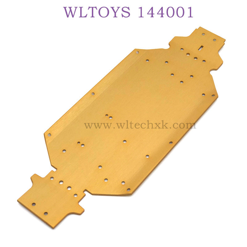 WLTOYS 144001 1/14 RC Car Upgrade parts Bottom Board gold