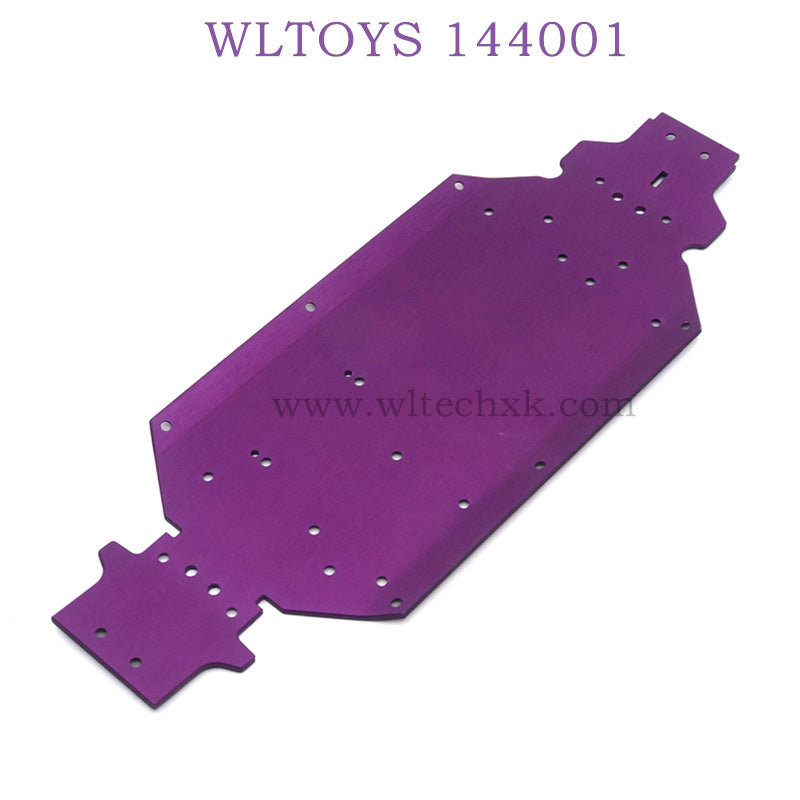WLTOYS 144001 1/14 RC Car Upgrade parts Bottom Board purple