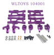 WLTOYS 124016 RC Car Upgrade parts Swing Arm and Wheel Seat purple