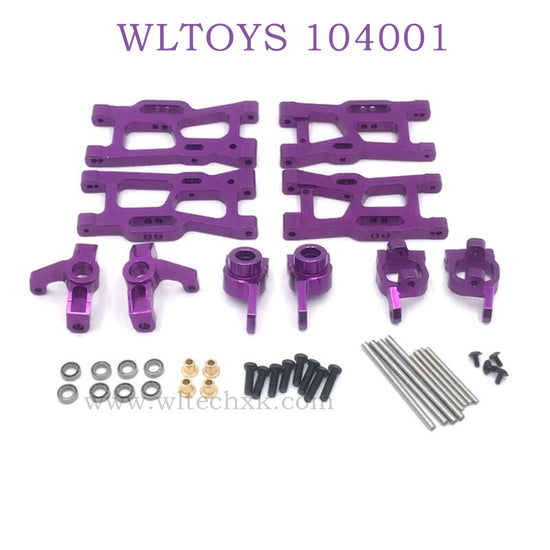 WLTOYS 124016 RC Car Upgrade parts Swing Arm and Wheel Seat purple