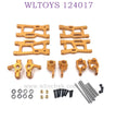 Upgrade Part of WLTOYS 124017 RC Car Swing Arm and Wheel Seat gold