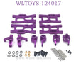 Upgrade Part of WLTOYS 124017 RC Car Swing Arm and Wheel Seat purple
