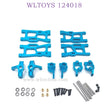 WLTOYS 124018 RC Car Upgrade parts Swing Arm and Wheel Seat blue