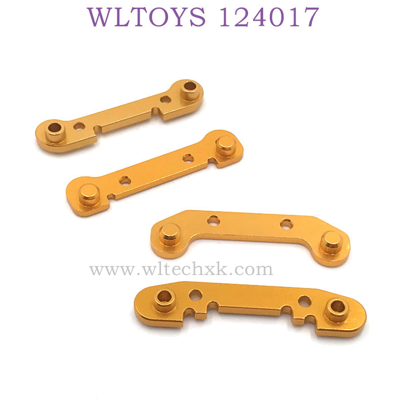 Upgrade Part of WLTOYS 124017 RC Car Piece of reinforcement gold