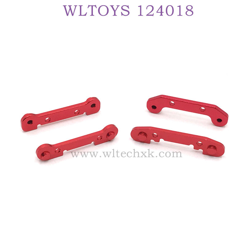 WLTOYS 124018 RC Car Upgrade parts Piece of reinforcement red