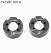 CROSSRC EMO X2 Parts Black Gold Counterweight One Pair