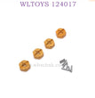 Upgrade Part of WLTOYS 124017 RC Car Hex Nut gold