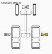 CROSSRC EMO X3 Parts Light Panel Set CS-97401197-2