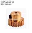 RGT EX136100 V3 Parts Motor Gear 22T R86427 