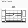 CROSSRC EMO X3 Parts Anti Collision Front Face CS-97401198