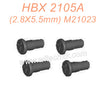 34-HAIBOXING 2105A T10 Parts Steering Hub Screws (2.8X5.5mm) M21023  