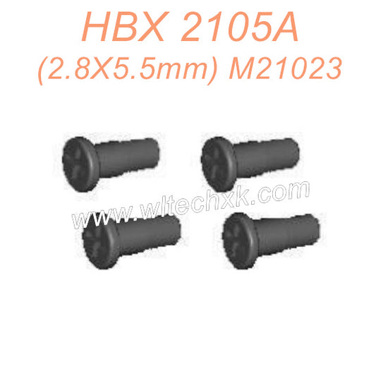 34-HAIBOXING 2105A T10 Parts Steering Hub Screws (2.8X5.5mm) M21023  