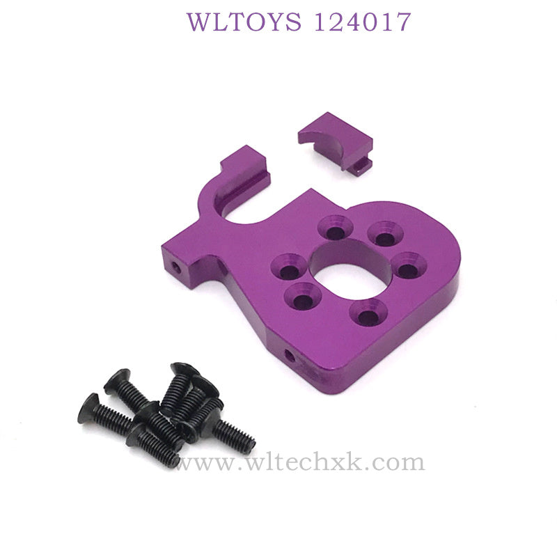 Upgrade Part of WLTOYS 124017 RC Car Motor Holder purple