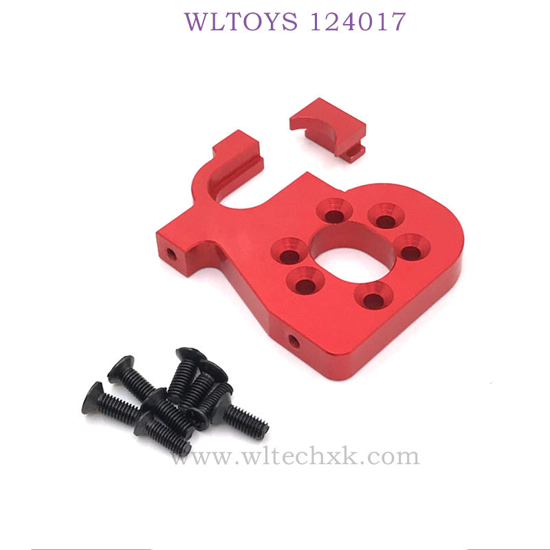 Upgrade Part of WLTOYS 124017 RC Car Motor Holder red