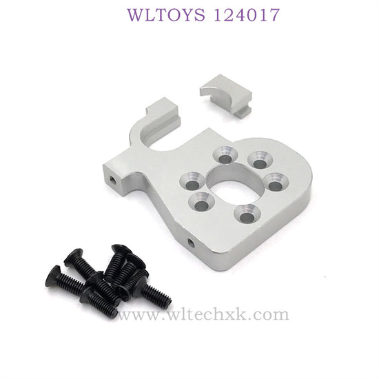 Upgrade Part of WLTOYS 124017 RC Car Motor Holder silver