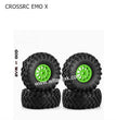 CROSSRC EMO X Parts 2.2 inch Wheels+Tires R151 green-1