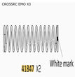 CROSSRC EMO X3 Parts Rear Shock Absorber Spring CS-97401196