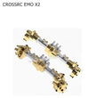 CROSSRC EMO X2 Parts Upgrade Metal Front Axle Rear Axle Bridge Housing Assembly-3