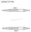 CROSSRC UT4 PRO Parts Rear Lower Control Arm CS-97400813