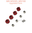 38-MN-Model-MN168-Upgrade parts Metal Nuts kit Red(1)