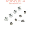 38-MN-Model-MN168-Upgrade parts Metal Nuts kit Silver(1)