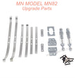 38-MN MODEL MN82 Upgrade Parts Metal Shock and Fixing seat Spring Silver