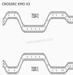 CROSSRC EMO X3 Parts Strengthening Beam CS-97401200