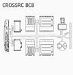 CROSSRC BC8 Parts Front Compartment Cover Parts CS-97400556