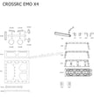 CROSSRC EMO X4 Parts Body Assembly CS-97401288-4