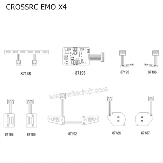 CROSSRC EMO X4 Parts Body Assembly CS-97401288-2