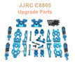 4-JJRC C8805 Upgrade Parts Metal Upgrade Kit Blue