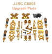 4-JJRC C8805 Upgrade Parts Metal Upgrade Kit Gold