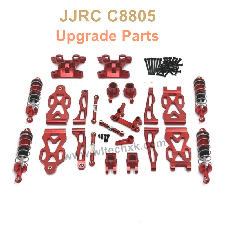 4-JJRC C8805 Upgrade Parts Metal Upgrade Kit Red