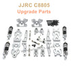 4-JJRC C8805 Upgrade Parts Metal Upgrade Kit Silver
