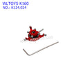 WLTOYS K160 RC Helicopter Upgrade Parts Main Rotating Head K124.024 RED