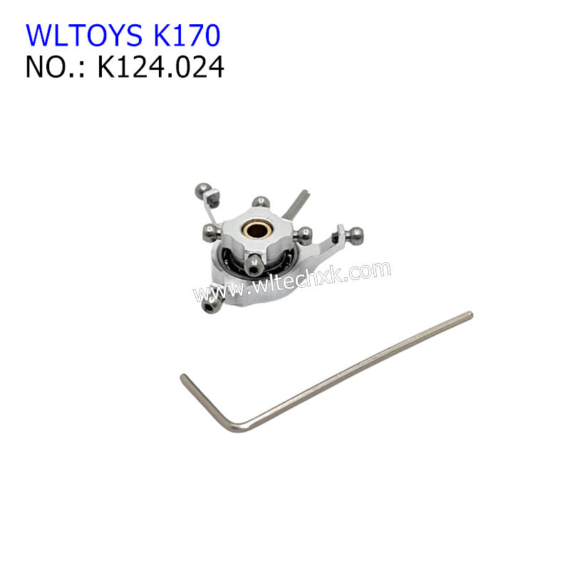 WLTOYS K170 RC Helicopter Upgrade Parts Main Rotating Head K124.024 SILVER