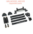 4-MN-Model-MN168-Upgrade-Metal-Shock-Car-Rod-Servo-Seat-Shock-Absorber-Bracket-Kit-Black