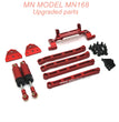 4-MN-Model-MN168-Upgrade-Metal-Shock-Car-Rod-Servo-Seat-Shock-Absorber-Bracket-Kit-Red