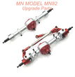 4-MN MODEL MN82 LC79 MN78 RC CAR Upgrade Parts Front and Rear Axle Assembly Red