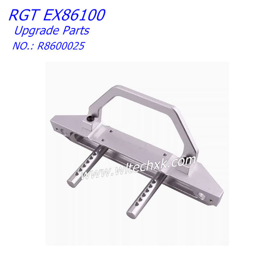 RGT EX86100 Upgrade Parts Metal Front Anti Bumper 1set R86025  SILVER