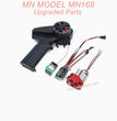 40-MN-Model-MN168-Upgrade parts X6PM X6F Brushed ESC and 370 Motor Kit LED Red(1)