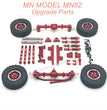 40-MN MODEL MN82 Upgrade Parts Shocks Transmittion Shaft Tires and Protect Plate Red
