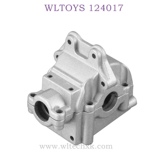 Upgrade Part of WLTOYS 124017 RC Car Metal Gearbox silver