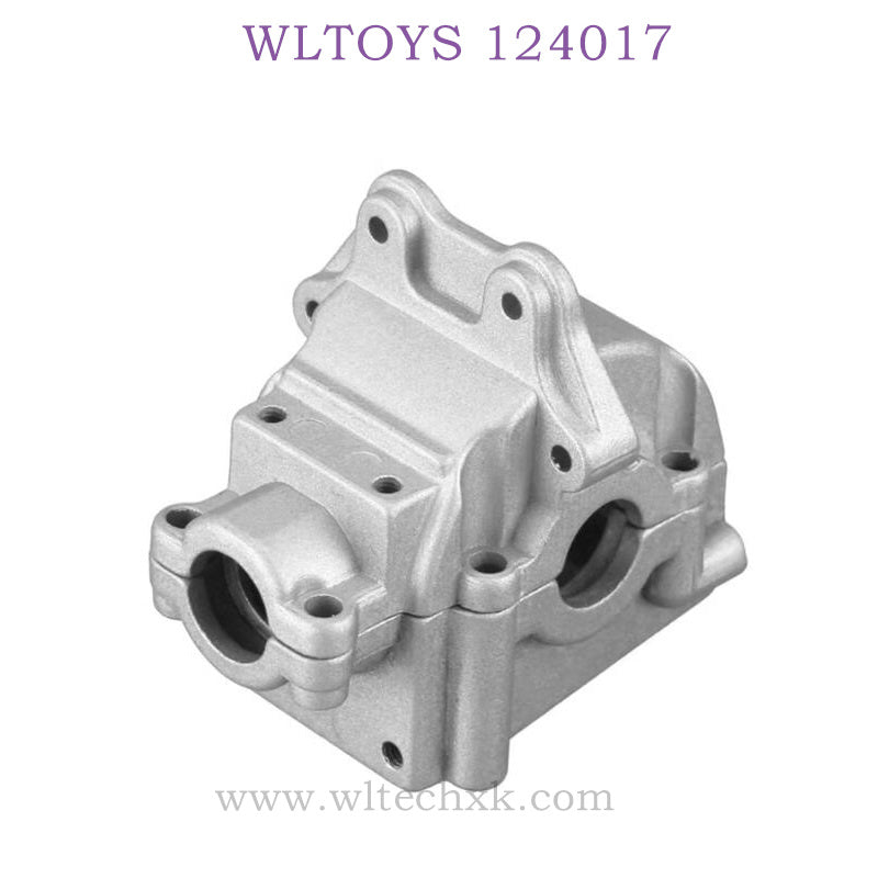 Upgrade Part of WLTOYS 124017 RC Car Metal Gearbox silver