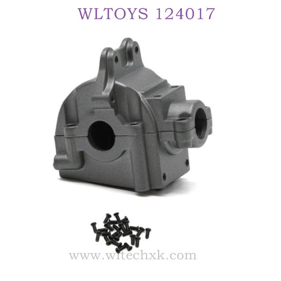 Upgrade Part of WLTOYS 124017 RC Car Metal Gearbox titanium