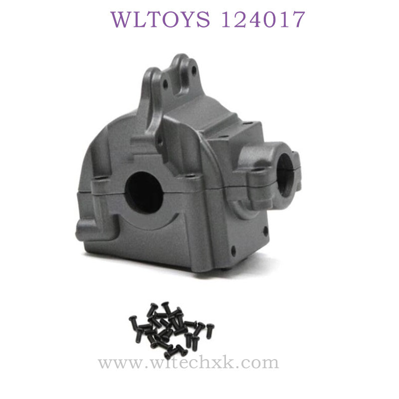 Upgrade Part of WLTOYS 124017 RC Car Metal Gearbox titanium