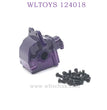 WLTOYS 124018 RC Car Upgrade parts Metal Gearbox purple