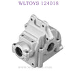 WLTOYS 124018 RC Car Upgrade parts Metal Gearbox silver